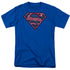 SUPERMAN/PAISLEY SHIELD - S/S ADULT 18/1 - ROYAL BLUE
