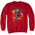 SUPERMAN/A NAME TO UPHOLD - ADULT CREWNECK SWEATSHIRT - RED