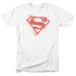 SUPERMAN/SPRAY PAINT SHIELD - S/S ADULT 18/1 - WHITE