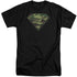 SUPERMAN/CAMO LOGO - S/S ADULT TALL 18/1 - BLACK