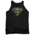 SUPERMAN/CAMO LOGO - ADULT TANK - BLACK