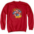SUPERMAN/SORRY ABOUT THE WALL - ADULT CREWNECK SWEATSHIRT - RED
