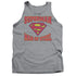 SUPERMAN/MAN OF STEEL JERSEY - ADULT TANK - ATHLETIC HEATHER