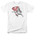 SUPERMAN/DOUBLE THE POWER - S/S ADULT 18/1 - WHITE