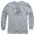 SUPERMAN/AND HIS DOG - L/S ADULT 18/1 - ATHLETIC HEATHER
