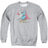 SUPERMAN/AND HIS DOG - ADULT CREWNECK SWEATSHIRT - ATHLETIC HEATHER