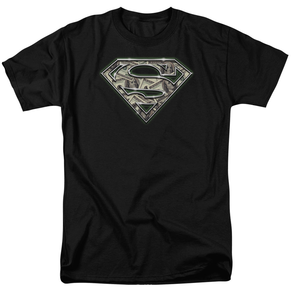 SUPERMAN/ALL ABOUT THE BENJAMINS - S/S ADULT 18/1 - BLACK