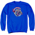 SUPERMAN/SUPERMAN VS MONGOL - ADULT CREWNECK SWEATSHIRT - ROYAL BLUE