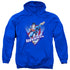 SUPERMAN/LOOKS LIKE A JOB FOR - ADULT PULLOVER HOODIE - ROYAL BLUE
