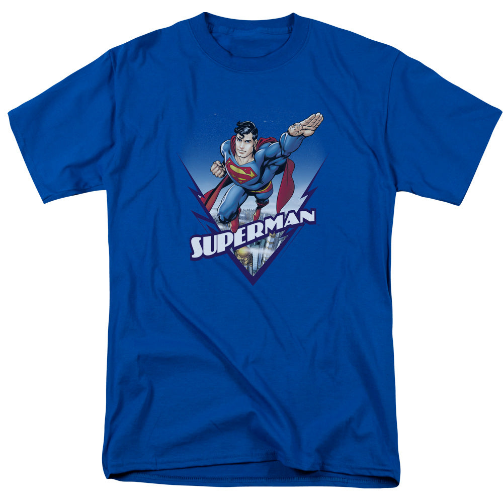 SUPERMAN/LOOKS LIKE A JOB FOR - S/S ADULT 18/1 - ROYAL BLUE