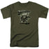 SUPERMAN/CAMO LOGO - S/S ADULT 18/1 - MILITARY GREEN