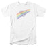SUPERMAN/DISTRESSED OUTLINE - S/S ADULT 18/1  -  WHITE