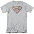 SUPERMAN/BASKETBALL SHIELD - S/S ADULT 18/1 - ATHLETIC HEATHER