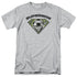SUPERMAN/SOCCER SHIELD - S/S ADULT 18/1 - ATHLETIC HEATHER