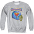 SUPERMAN/HELMET - ADULT CREWNECK SWEATSHIRT - ATHLETIC HEATHER