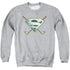SUPERMAN/FORE! - ADULT CREWNECK SWEATSHIRT - ATHLETIC HEATHER