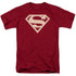 SUPERMAN/CRIMSON & CREAM SHIELD - S/S ADULT 18/1 - CARDINAL