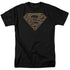 SUPERMAN/AZTEC SHIELD - S/S ADULT 18/1 - BLACK