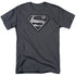 SUPERMAN/DUCT TAPE SHIELD - S/S ADULT 18/1 - CHARCOAL