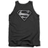 SUPERMAN/DUCT TAPE SHIELD - ADULT TANK - CHARCOAL