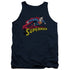 SUPERMAN/FLYING OVER - ADULT TANK - NAVY