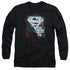 SUPERMAN/REAL HEROES NEVER DIE -  L/S ADULT 18/1  - BLACK