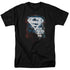 SUPERMAN/REAL HEROES NEVER DIE - S/S ADULT 18/1 - BLACK