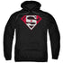 SUPERMAN/CANADIAN SHIELD - ADULT PULLOVER HOODIE - BLACK