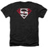 SUPERMAN/CANADIAN SHIELD - ADULT HEATHER - BLACK