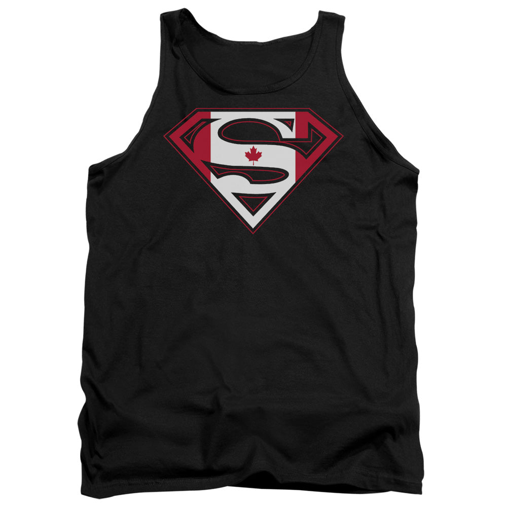 SUPERMAN/CANADIAN SHIELD - ADULT TANK - BLACK