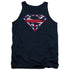 SUPERMAN/GREAT BRITIAN SHIELD - ADULT TANK - NAVY