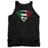 SUPERMAN/ITALIAN SHIELD - ADULT TANK - BLACK