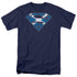 SUPERMAN/SCOTTISH SHIELD - S/S ADULT 18/1 - NAVY