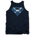 SUPERMAN/SCOTTISH SHIELD - ADULT TANK - NAVY