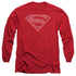 DC/ROBIN LOGO -  L/S ADULT 18/1  - RED