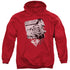 SUPERMAN/IDENTITY - ADULT PULLOVER HOODIE - RED
