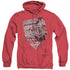 SUPERMAN/IDENTITY - ADULT HEATHER HOODIE - RED