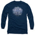 SUPERMAN/FREEDOM OF FLIGHT - L/S ADULT 18/1 - NAVY