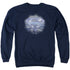 SUPERMAN/FREEDOM OF FLIGHT - ADULT CREWNECK SWEATSHIRT - NAVY