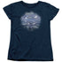 SUPERMAN/FREEDOM OF FLIGHT - S/S WOMENS TEE - NAVY
