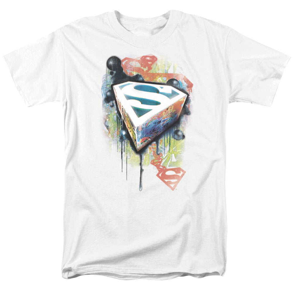SUPERMAN/URBAN SHIELDS - S/S ADULT 18/1 - WHITE