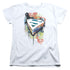 SUPERMAN/URBAN SHIELDS - S/S WOMENS TEE - WHITE