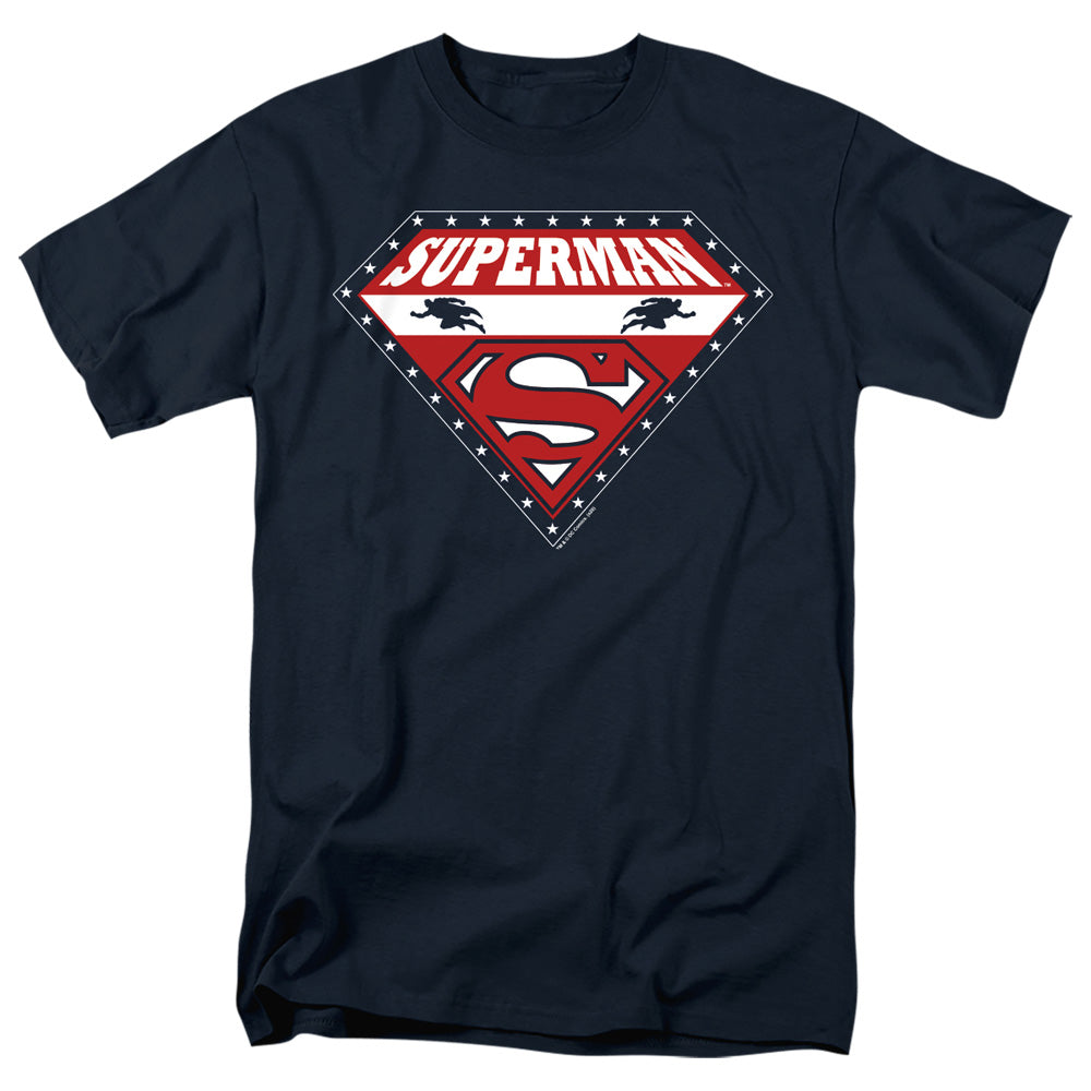 SUPERMAN/SUPERMAN FOR PRESIDENT - S/S ADULT 18/1 - NAVY