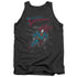 SUPERMAN/IT TICKLES - ADULT TANK - CHARCOAL