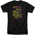 SUPERMAN/VERSUS METALLO BLACKLIGHT - S/S ADULT TALL 18/1 - BLACK