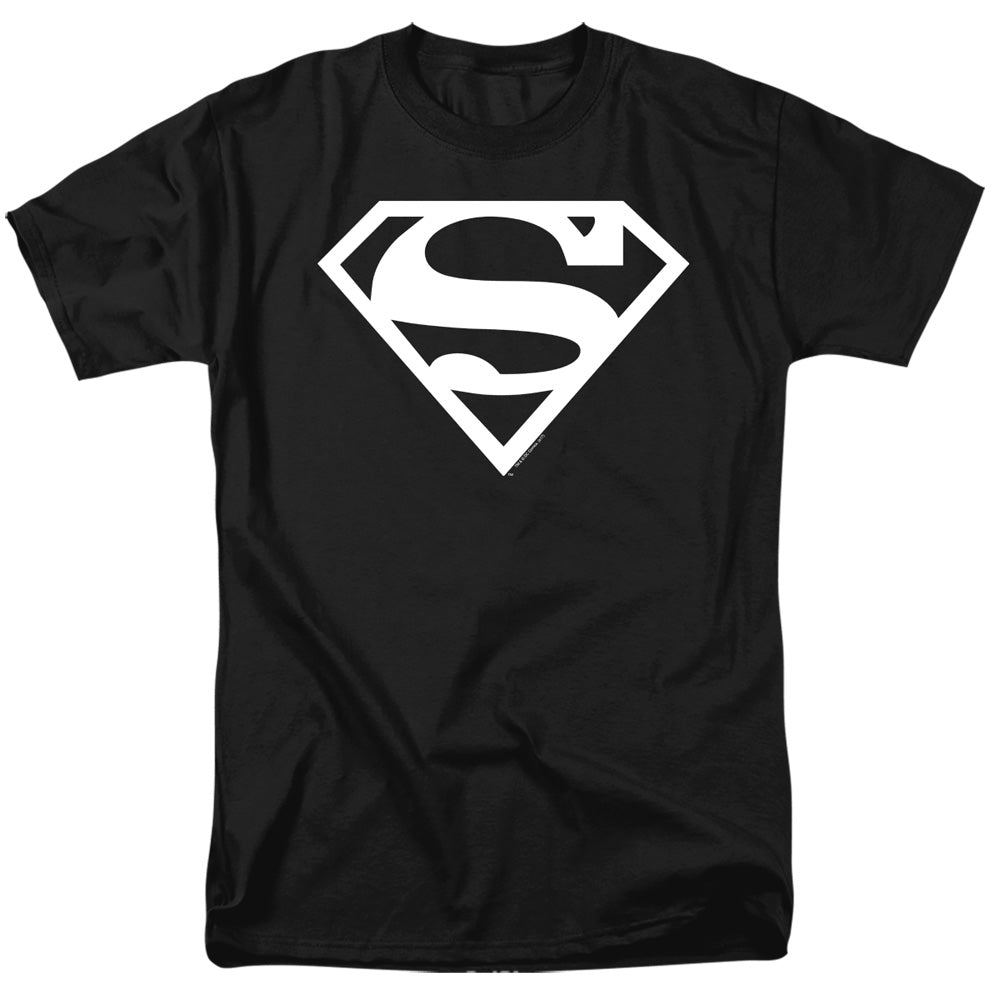 SUPERMAN/LOGO - S/S ADULT 18/1 - BLACK