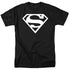 SUPERMAN/LOGO - S/S ADULT 18/1 - BLACK