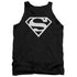 SUPERMAN/LOGO - ADULT TANK - BLACK