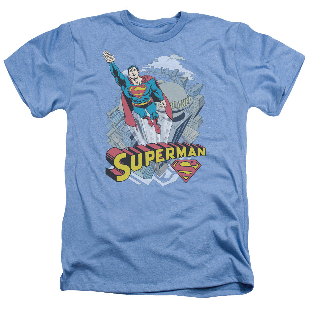 SUPERMAN/SKYWARD - ADULT HEATHER - LIGHT BLUE