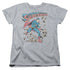 SUPERMAN/MAD AT ROCKS - S/S WOMENS TEE - ATHLETIC HEATHER